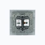 Computer + Telephone socket  (Rj45 C at 6 +Rj45 Cat 3 )