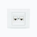 Розетка Компьютерная двойная  (2xRj45 Cat 6)