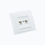 Розетка Компьютерная двойная  (2xRj45 Cat 6)
