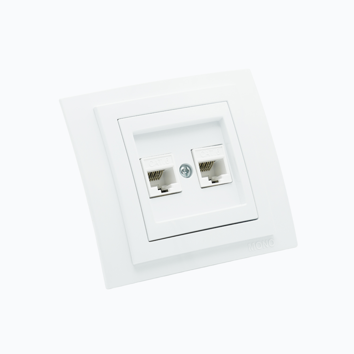 Розетка Компьютерная двойная  (2xRj45 Cat 6)