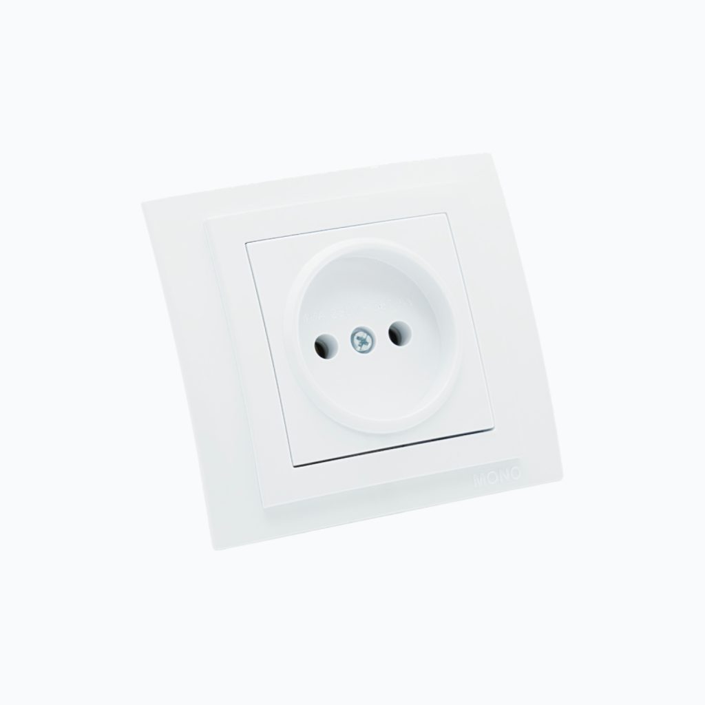 Розетка без заземления  16A, 250 V