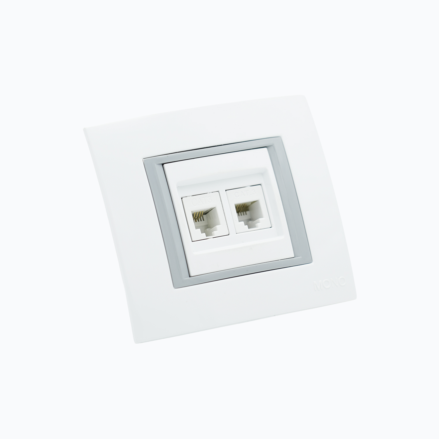Розетка Телефонная двойная  (2xRj45 Cat 3)