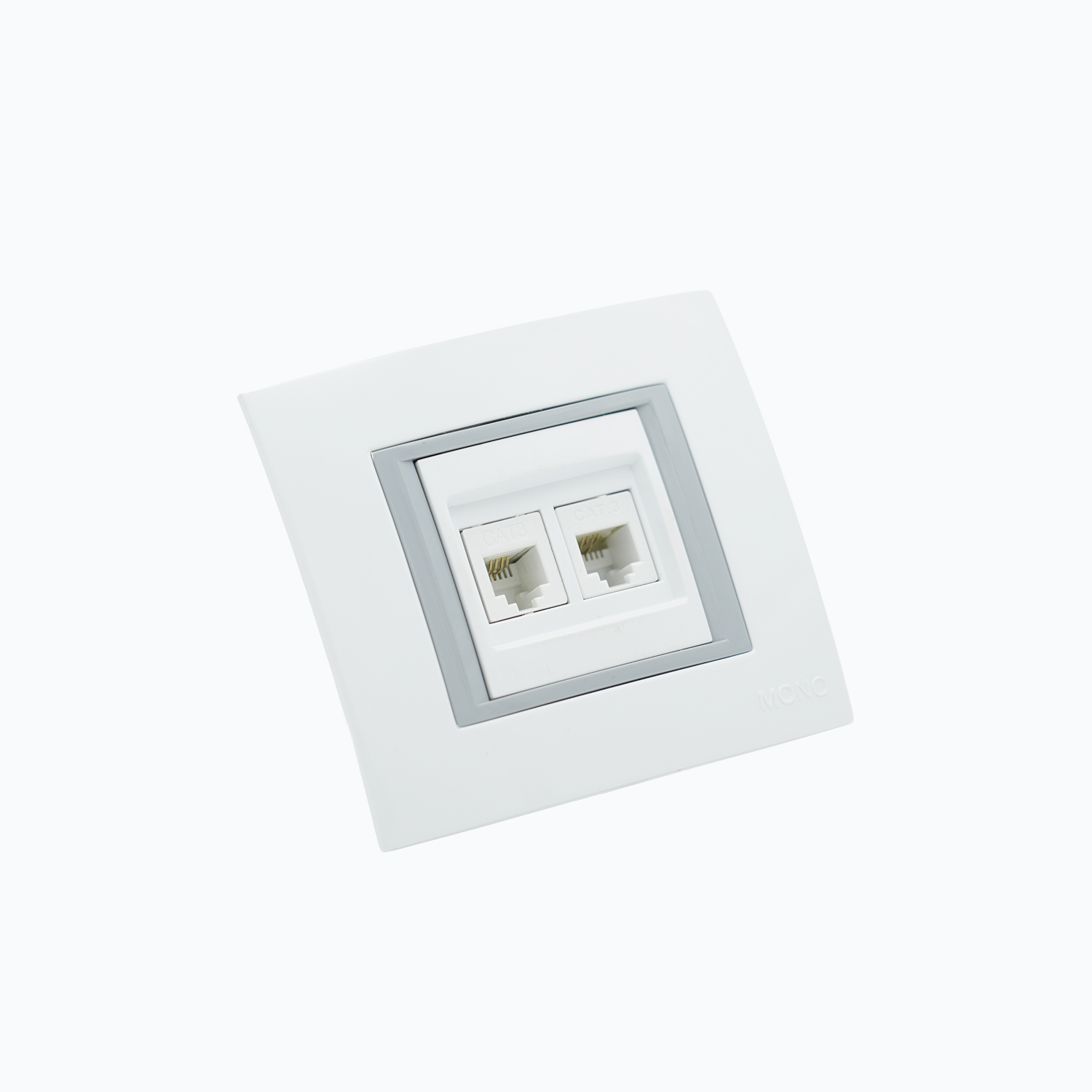 Розетка Телефонная двойная  (2xRj45 Cat 3)