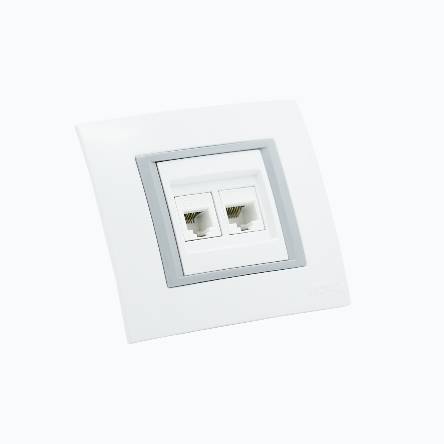 Розетка Компьютер + Телефон  (Rj45 C at 6 +Rj45 Cat 3 )