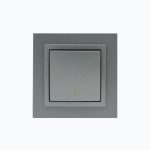 Выключатель одноклавишный  проходной 10AX, 250 V