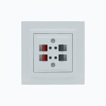 Hi-Fi socket outlet – 2 inputs