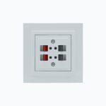 Hi-Fi socket outlet – 2 inputs