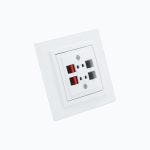 Hi-Fi socket outlet – 2 inputs