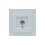 Satellite outlet with F connector
