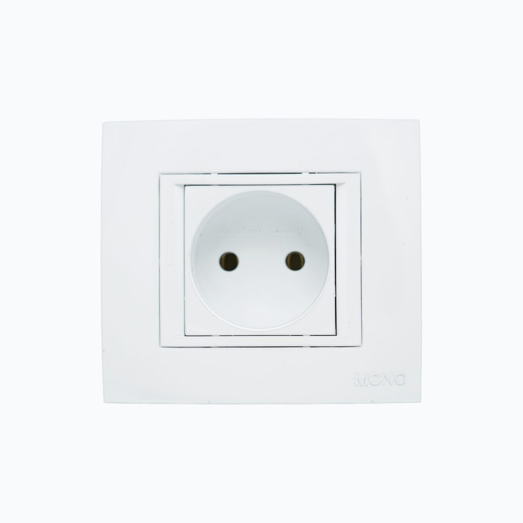 Розетка без заземления  16A, 250 V