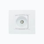 Satellite outlet with F connector