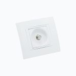 Satellite outlet with F connector
