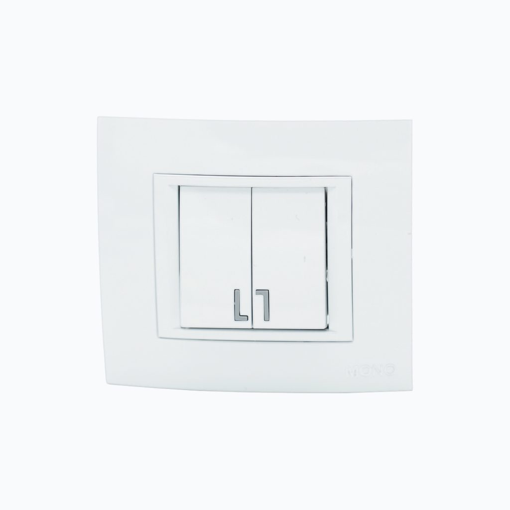 Two-gang switch 10AX, 250 V