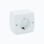 Розетка с заземлением и защитой от детей 16A, 250 V