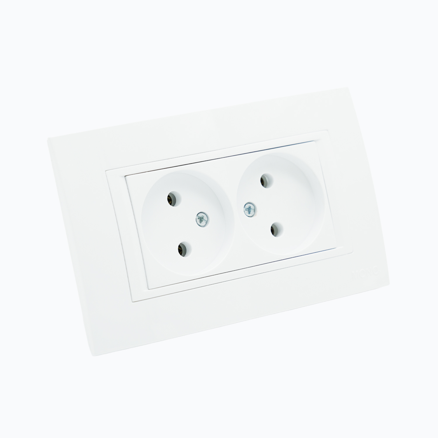 Розетка двойная без заземления 10A, 250 V