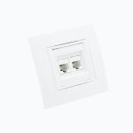 Розетка Компьютерная двойная (2xRj45 Cat 6)