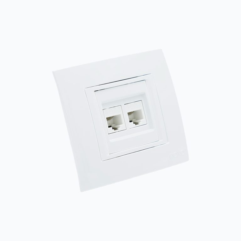 Розетка Компьютерная двойная (2xRj45 Cat 6)