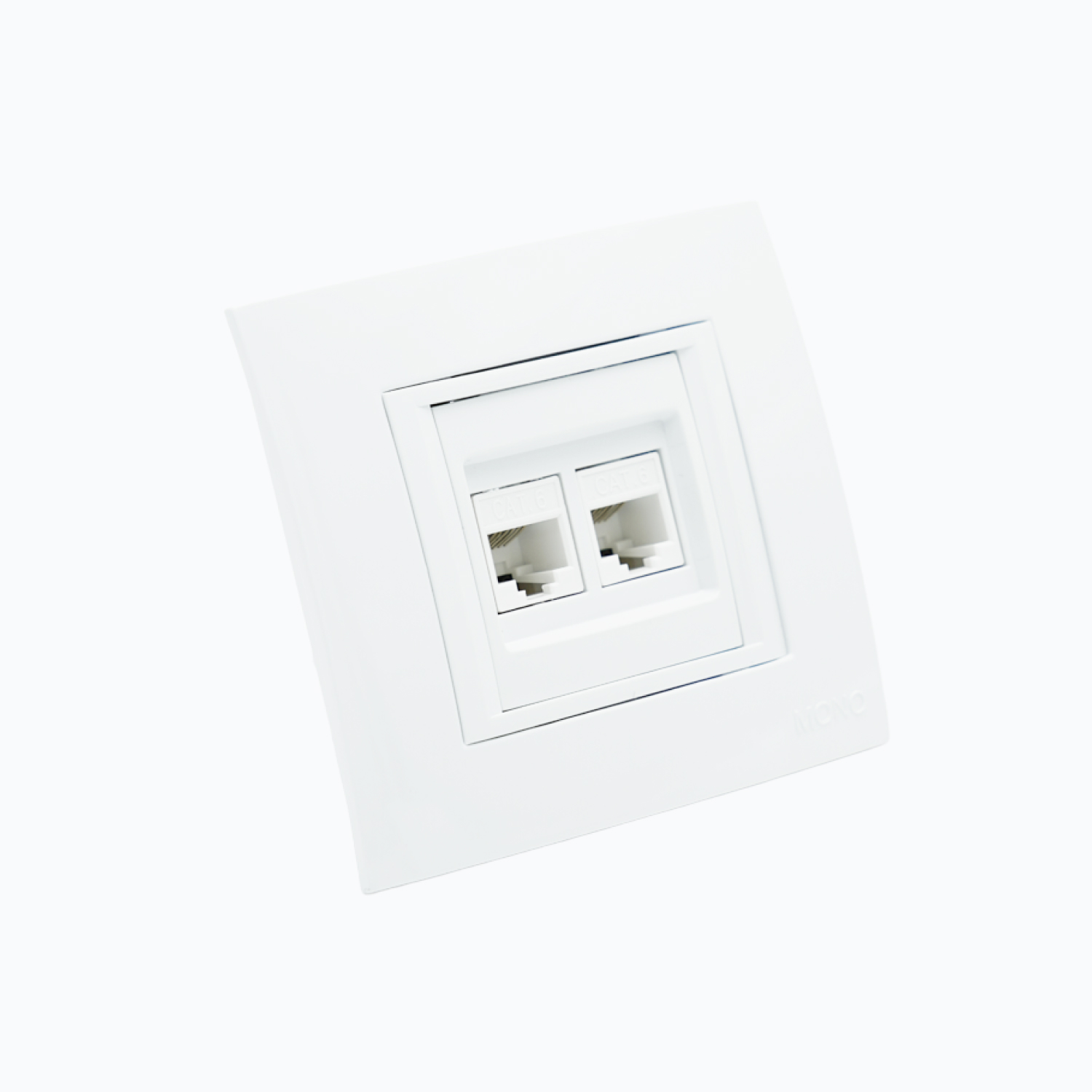 Розетка Компьютерная двойная (2xRj45 Cat 6)