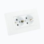 Розетка двойная с заземлением 16A, 250 V