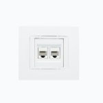 Розетка Компьютерная двойная (2xRj45 Cat 6)