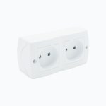 Unit socket without grounding + socket without grounding, 16A, 250V