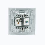 Розетка компьютерная (Cat 6)+ ТВ — Концевая (0,5 dB) (F)