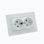 Розетка двойная с заземлением  16A, 250