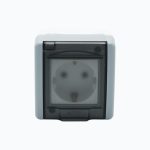 Grounded socket, 16A, 250V