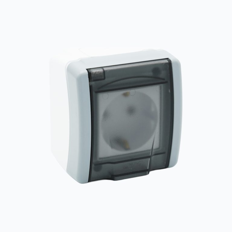 Grounded socket, 16A, 250V