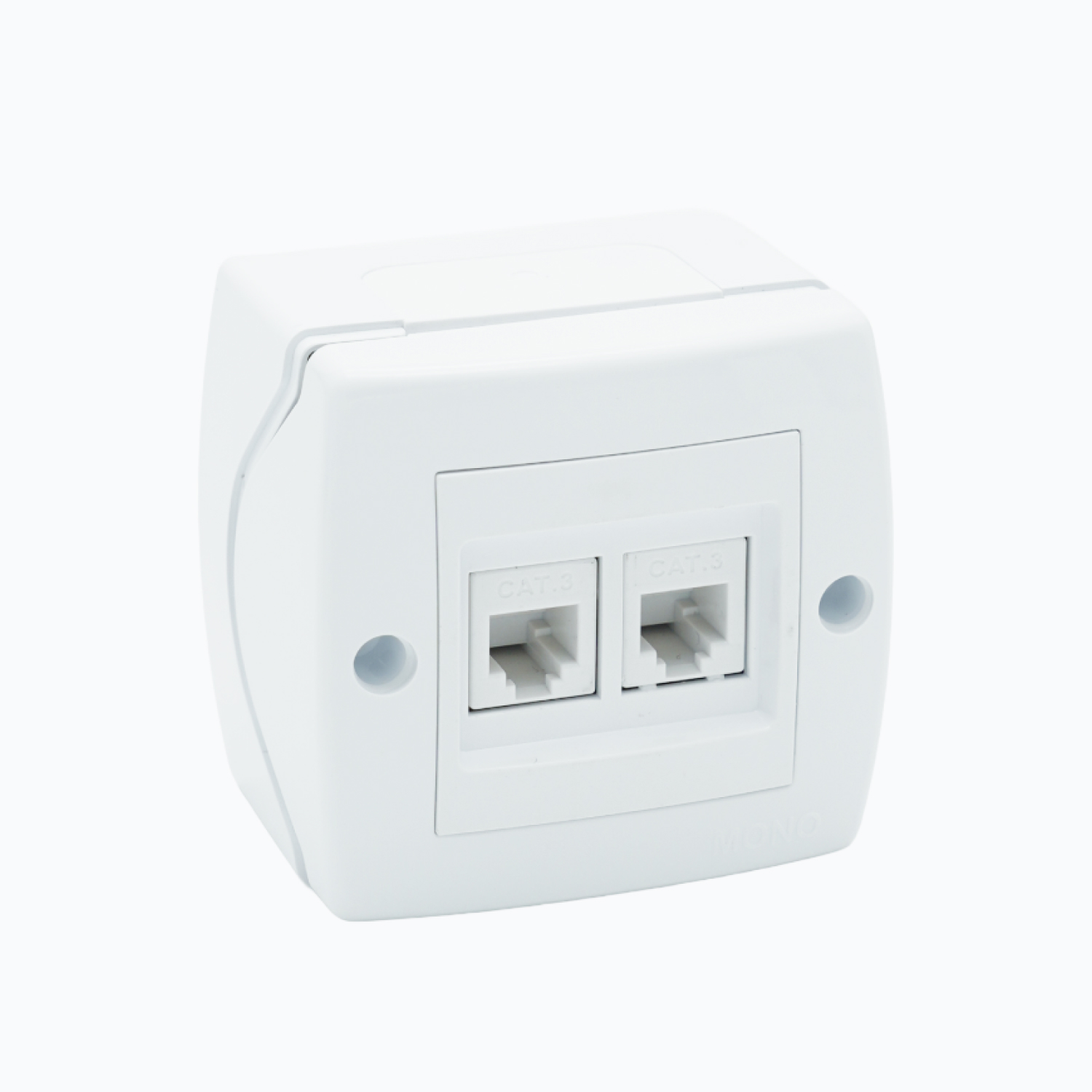 Розетка двойная телефонная (2xRj45 Cat 3)