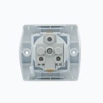 Розетка с крышкой, заземление и защитой от детей 16A, 250 V