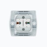 Розетка компьютерная двойная  (2xRj45 Cat 6)