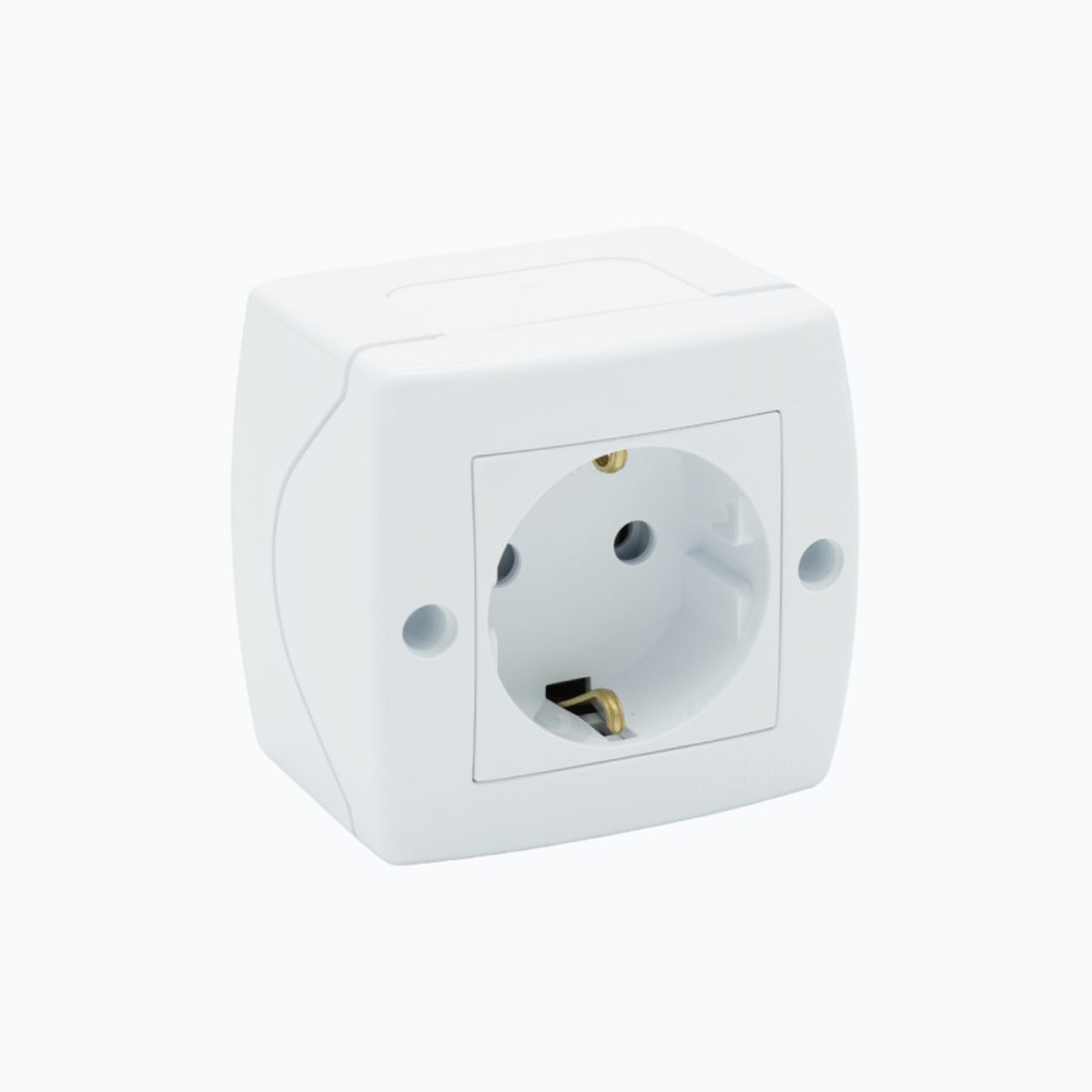 Розетка с заземлением 16A, 250 V
