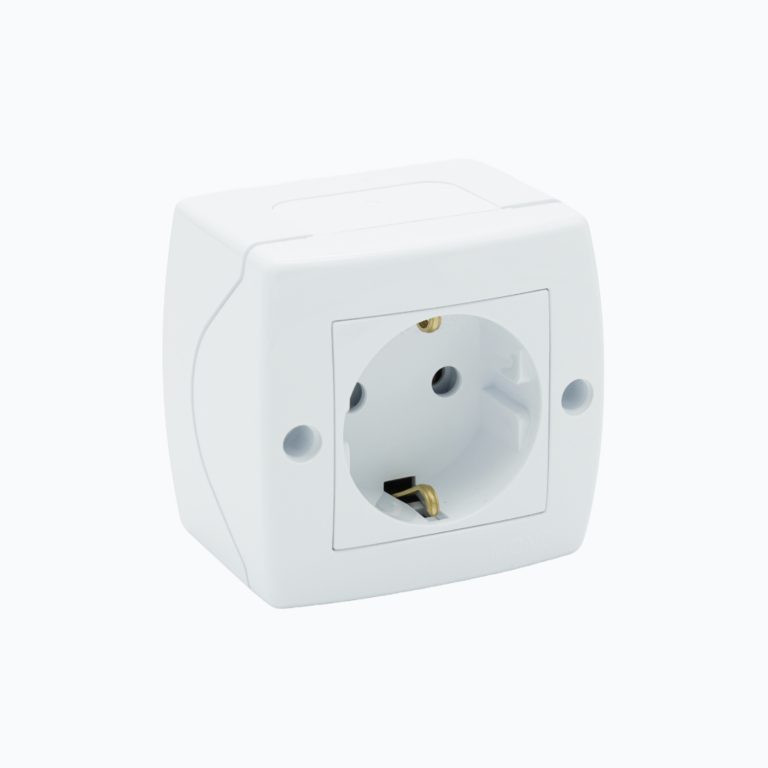 Grounded socket, 16A, 250V