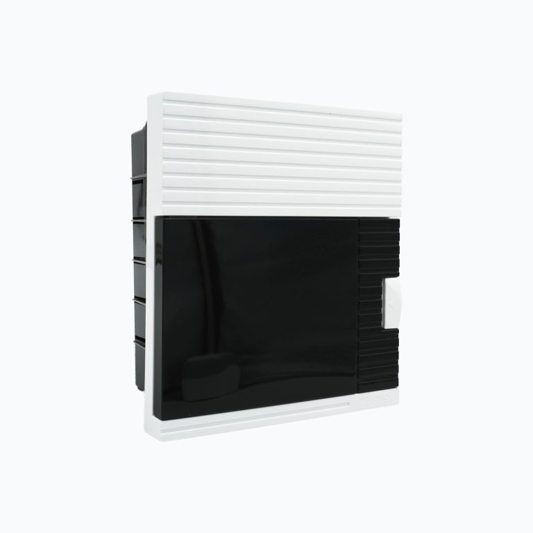 6-way flush-mounted distribution board