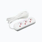 3-х местный удлинитель 3M кабель  (2×0,75mm)