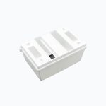 Sealable surface-mounted junction box for 3–4 circuit breakers