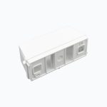 Sealable surface-mounted junction box for 1–2 circuit breakers