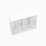 Sealable surface-mounted junction box for 3–4 circuit breakers