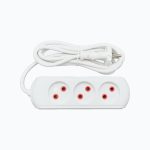 3-х местный удлинитель 2M кабель  (2×0,75mm)
