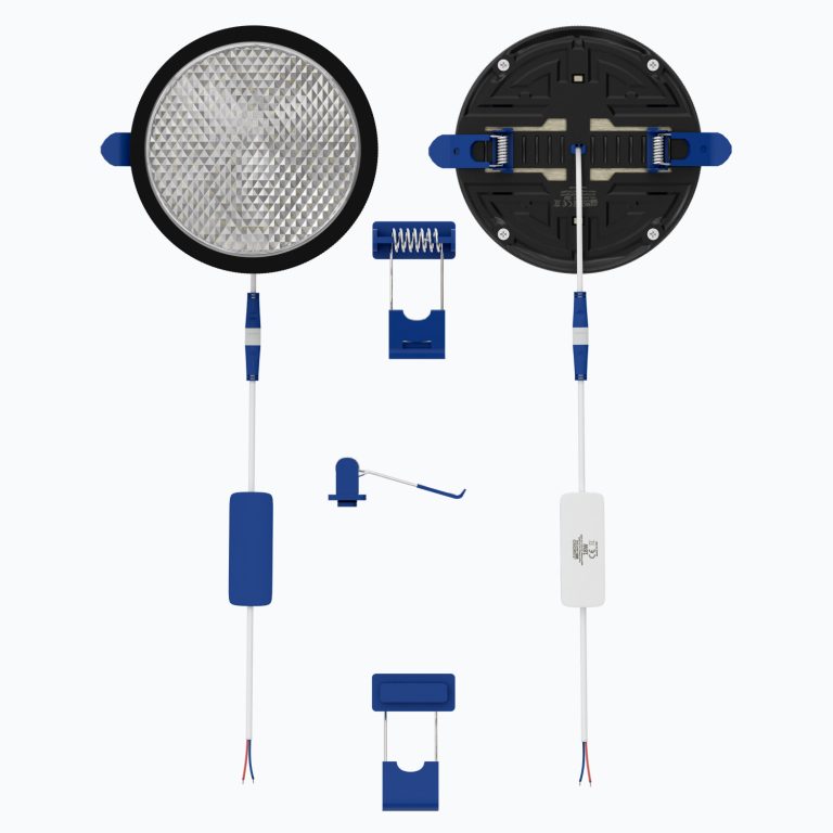 АЛЮМИНИУМ LED ПАНЕЛЬ (КРУГЛАЯ ЧЁРНАЯ) 18W